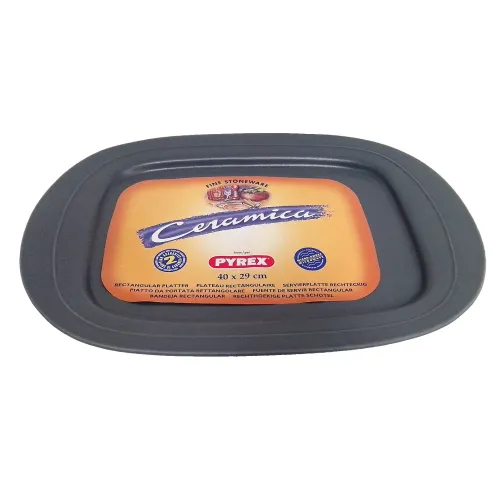Pyrex cera mica fine stoneware rechthoekig platte schotel 40 x 29 cm